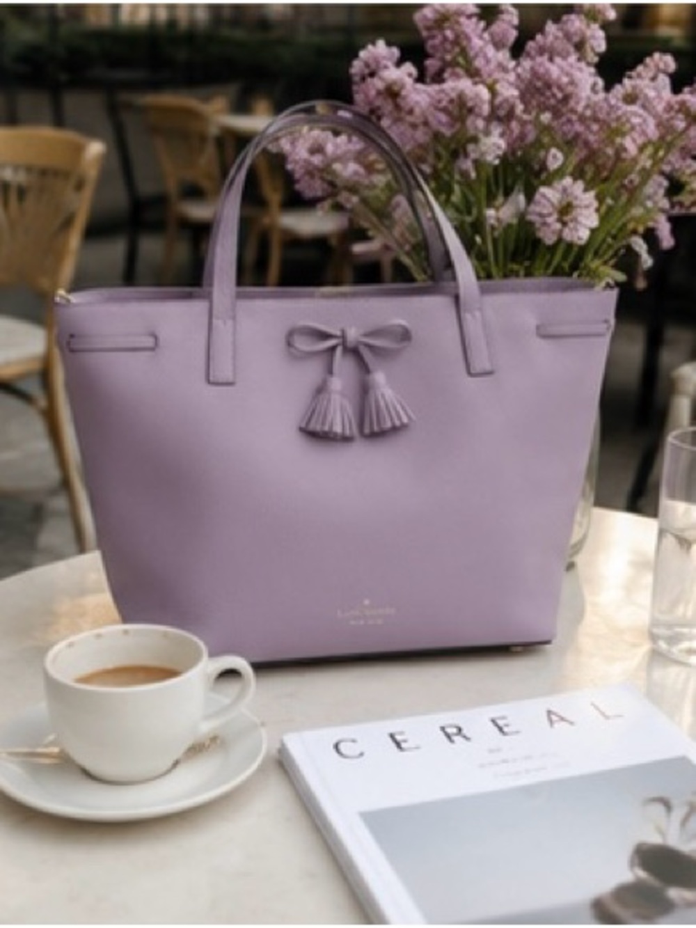Kate Spade Hayes Valerian Medium Top Zip Tote | Classic Elegance Quiet Luxury - Picture 1 of 16